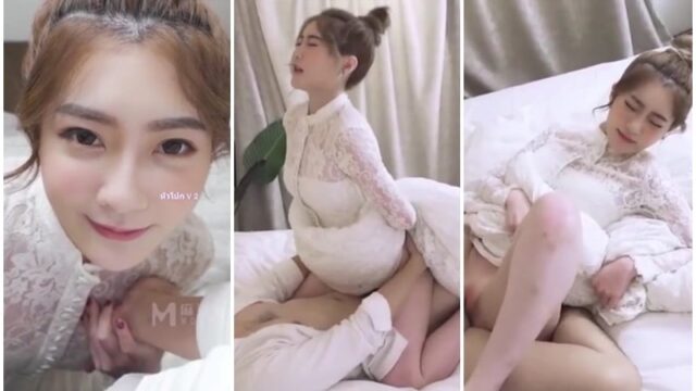 คลิปหลุด jav คืนส่งตัวเจ้าสาวคนสวย นมโต ลีลาเด็ดมากเจ้าบ่าวฟินไปเลย