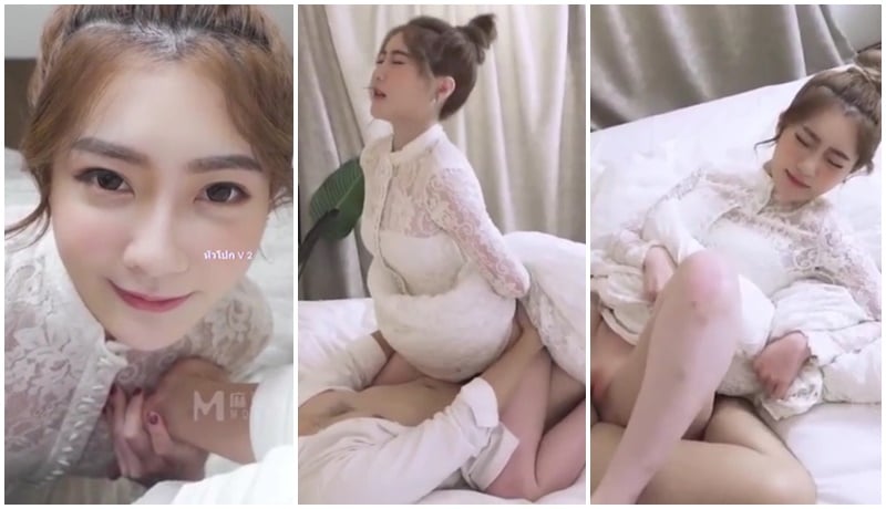 คลิปหลุด jav คืนส่งตัวเจ้าสาวคนสวย นมโต ลีลาเด็ดมากเจ้าบ่าวฟินไปเลย